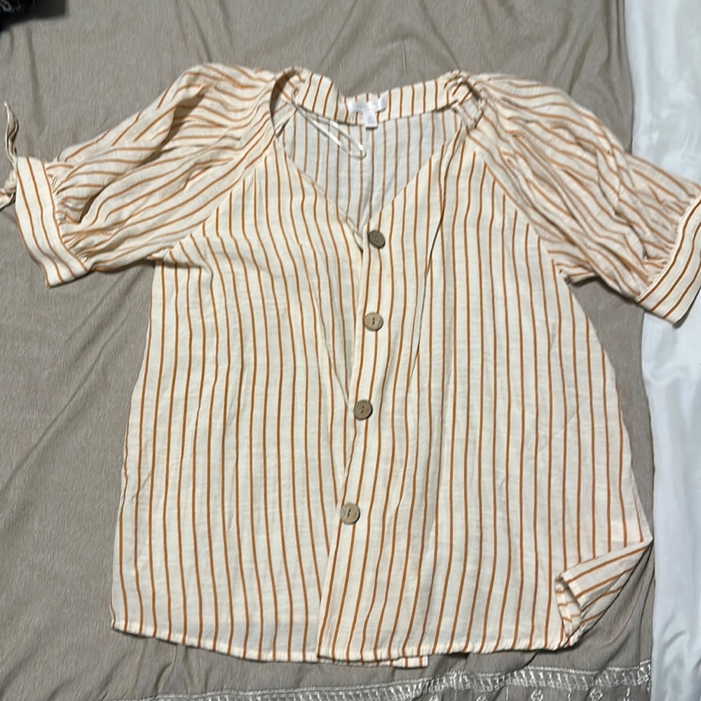 Button Down Summer Blouse